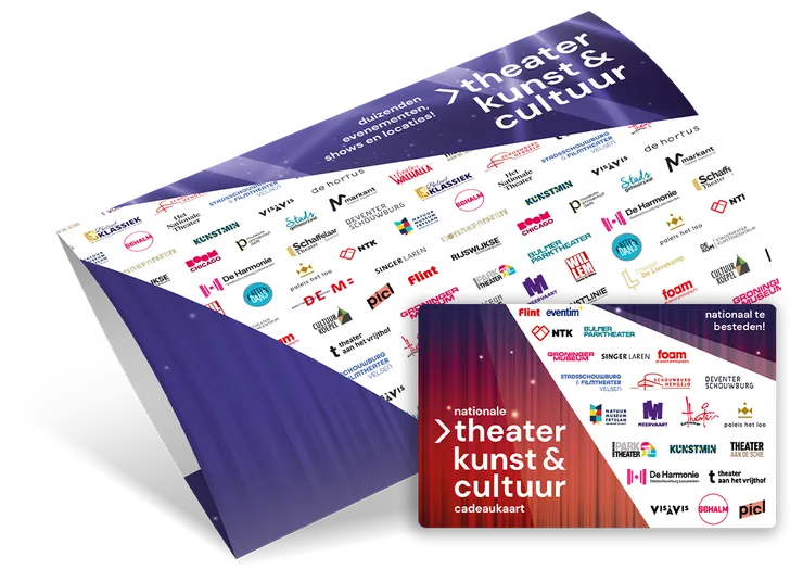 Theater Kunst Cultuur cadeaukaart inclusief verpakking