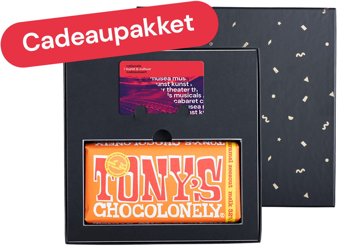 Cadeaupakket Tony's Chocolonely 'Karamel/ zeezout' (180 gr)